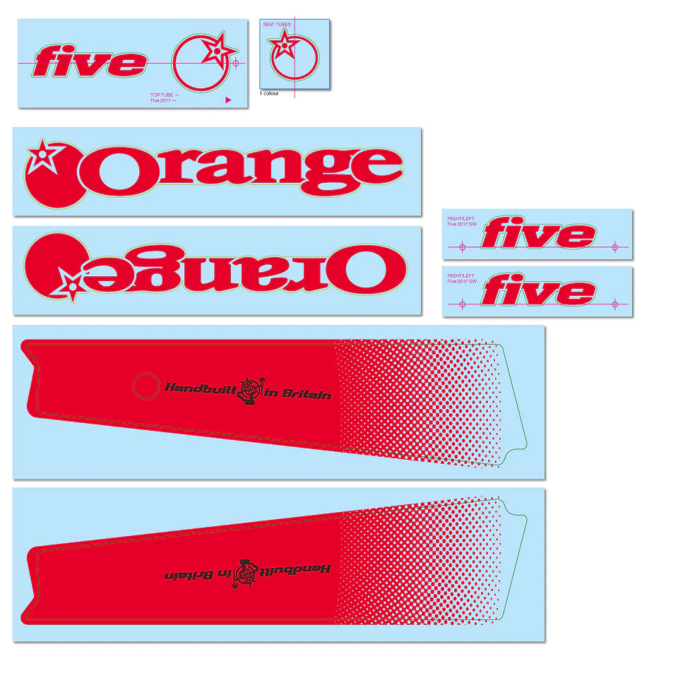 2017/2018 Five Decal Kit - Image 3